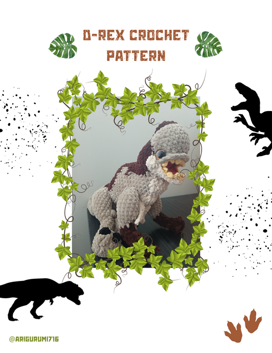 Derpy Dino Crochet Pattern
