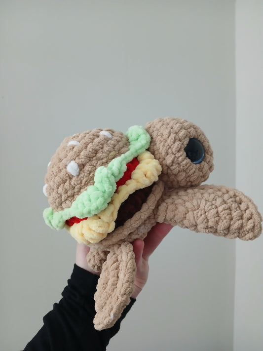 Burger Turtle Plushie