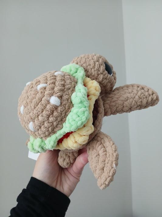 Burger Turtle Plushie
